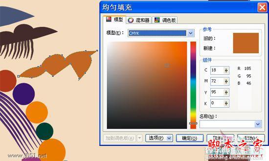 CorelDRAW(CDR)设计绘制矢量抽象人物装饰画实例教程92