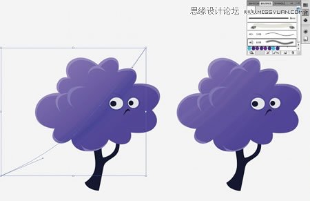 Illustrator(AI)设计绘制出抽象唯美的插画图实例教程9