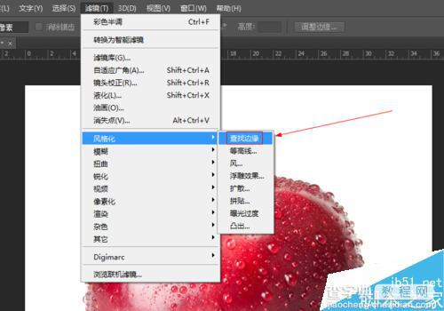 photoshop查找边缘滤镜的使用实例介绍6