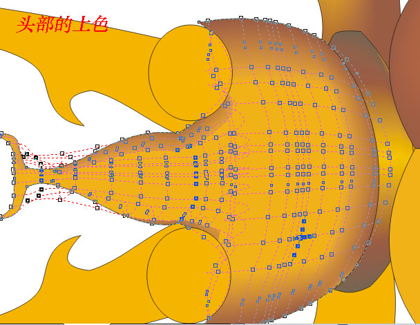 CDR绘制卡通天牛插画教程15