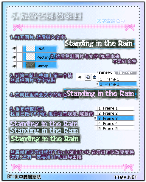 Fireworks制作漂亮的论坛头像+签名10