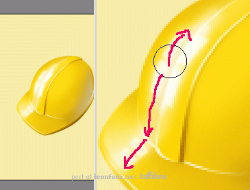 illustrator cs绘制超酷的黄色钢盔教程24