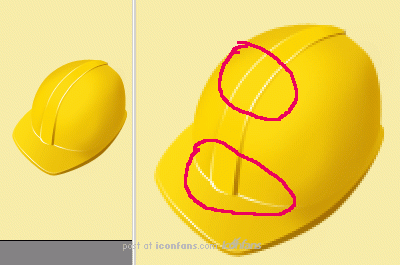 illustrator cs绘制超酷的黄色钢盔教程19