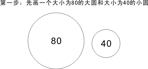 CDR简单绘制太极图形1