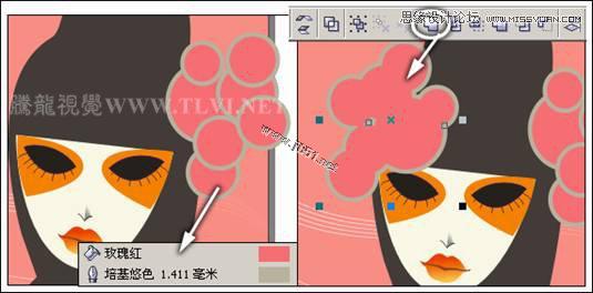 CorelDRAW(CDR)设计制作创意风格的脸谱和艺术字实例教程分享15