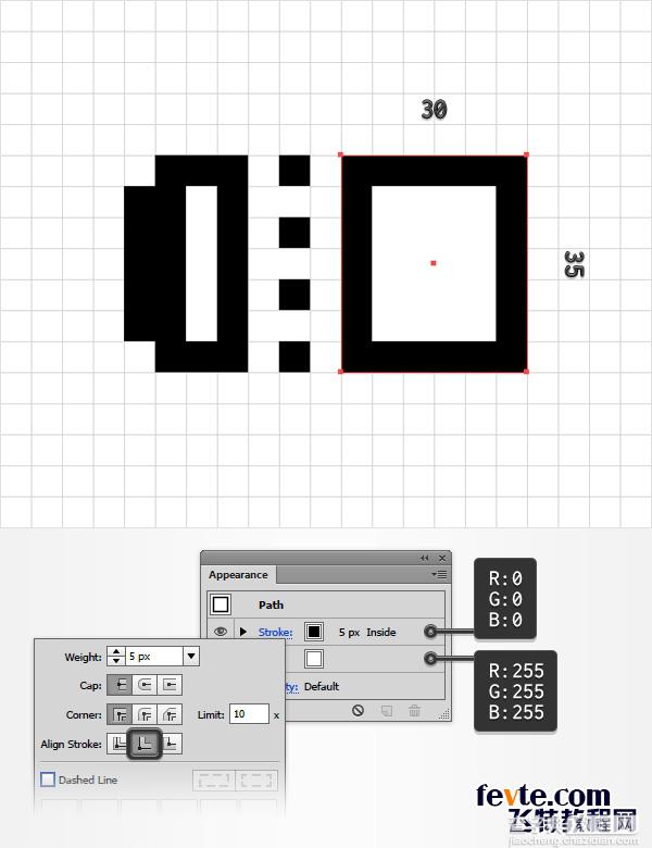 AI制作漂亮的铅笔笔刷图案教程8