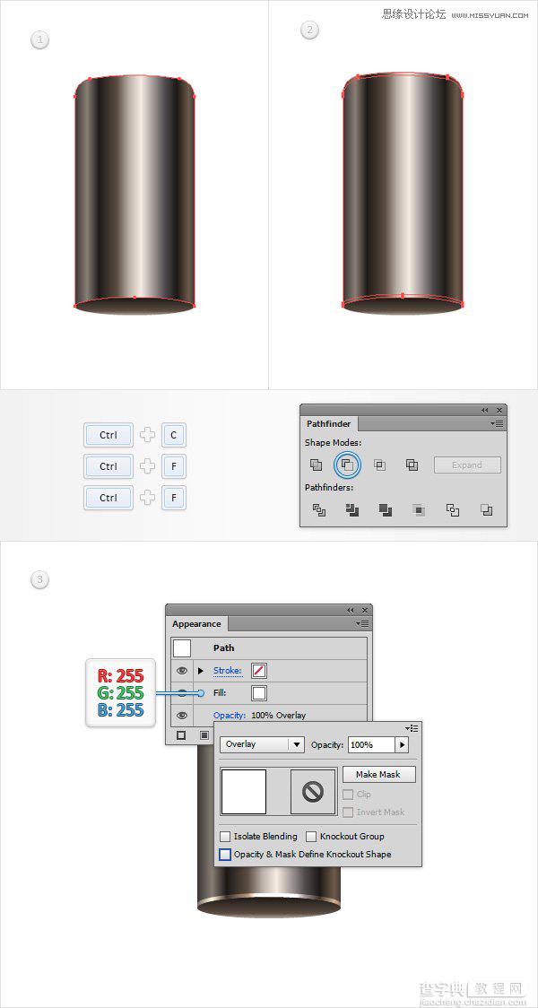 Illustrator制作神话般的红色指甲油文字效果8