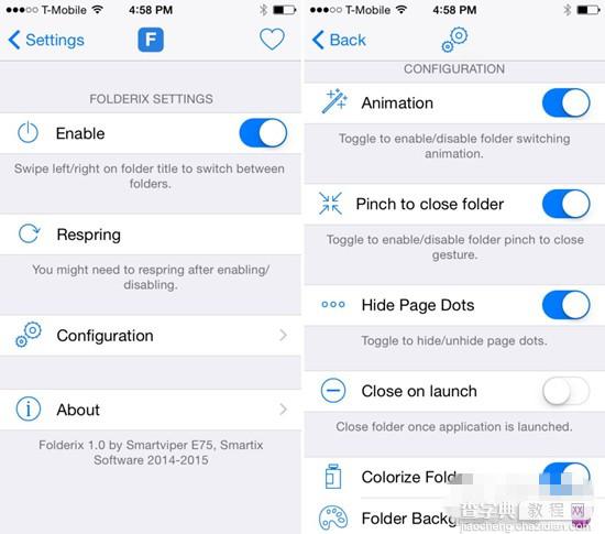 ios8.1.2越狱插件Folderix 实现最快捷的文件夹切换方式使用方法3
