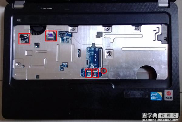 惠普笔记本HP CQ42-151TX拆机除尘图文教程8