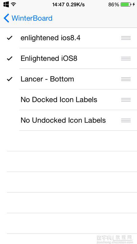 iOS8.4越狱美化 教你把iPhone图标变透明教程4