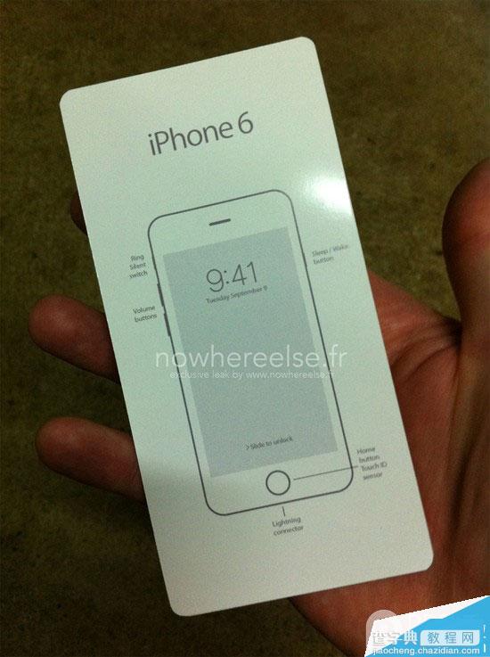 iPhone6什么时候出?卡片透露9月9日上午见2