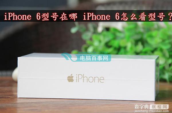 iPhone6型号在哪怎么看型号以此判断iPhone 6是否为行货1