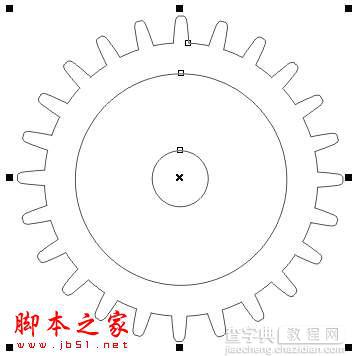 CorelDRAW设计制作逼真的金属齿轮8