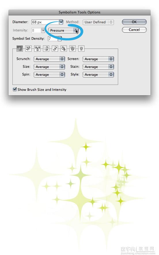 Illustrator 利用Wacom的写字笔特性3