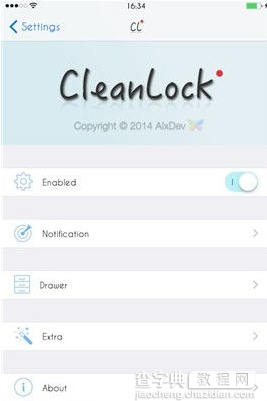 iOS8.4怎样更改通知中心位置？iOS8.4插件CleanLock更改通知中心到右边1