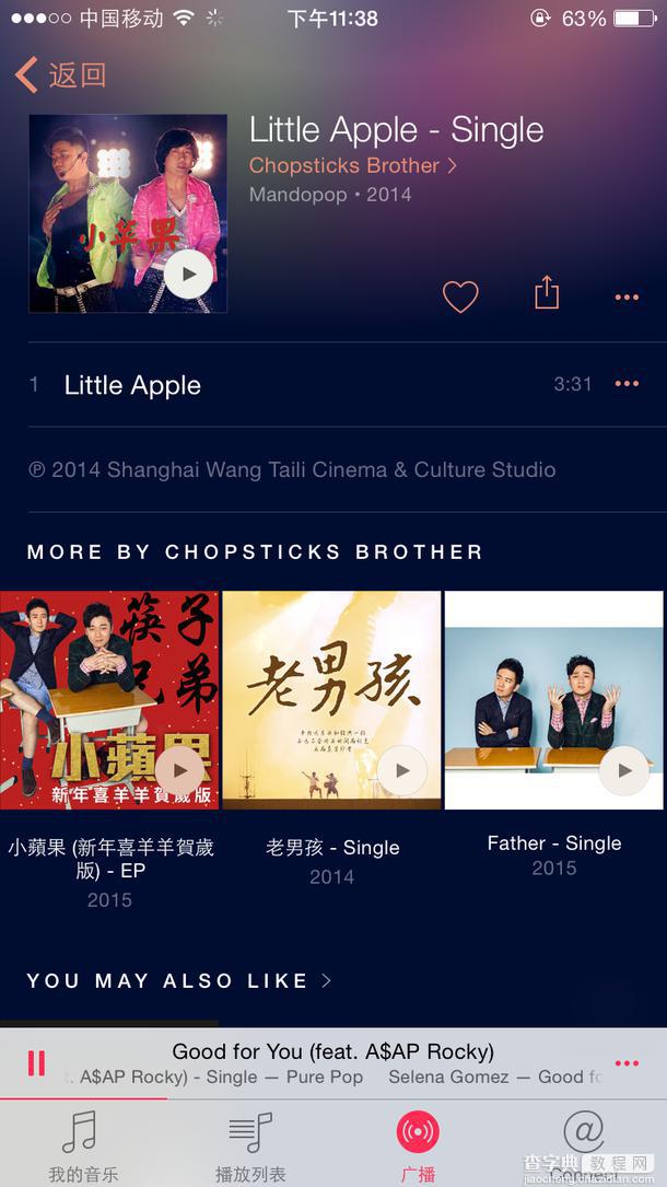 国人想听也很容易 Apple Music界面一览9