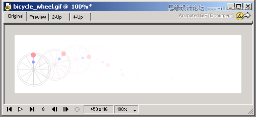 Fireworks动画教程：简单制作轮子滚动动画效果9