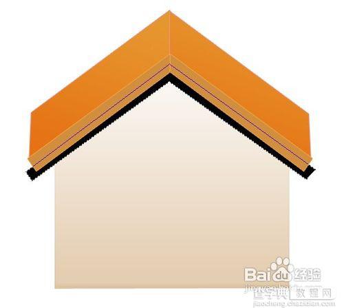 PS钢笔工具制作一个QQ小屋图形23