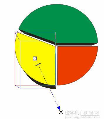 CDR绘制彩色的饼状图教程10