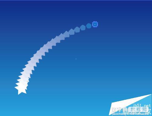 AI怎么做流星效果? ai绘制矢量流星效果的教程5