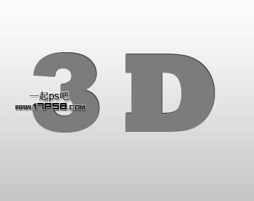 photoshop设计制作3D立体金属字特效5