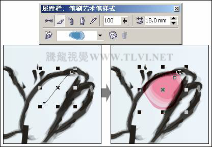 CDR绘制一幅中国风写意水墨画26