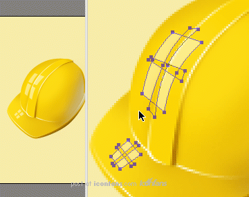 illustrator cs绘制超酷的黄色钢盔教程22