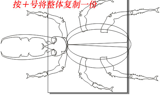 CDR绘制卡通天牛插画教程10