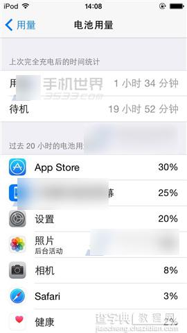 iPhone6 Plus应用耗电量查看方法图文介绍4