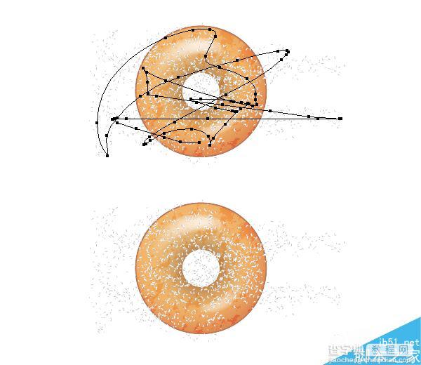Illustrator创建可爱美味的4种甜甜圈25