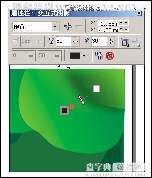 CorelDRAW绘制绿色卡通森林一角场景画面17