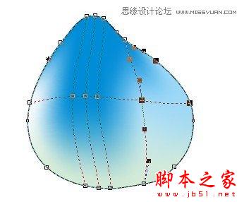 CorelDRAW使用网状填充制作逼真的水蜜桃11