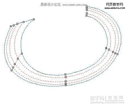 CorelDraw 网格填充工具绘制卡通唢呐10