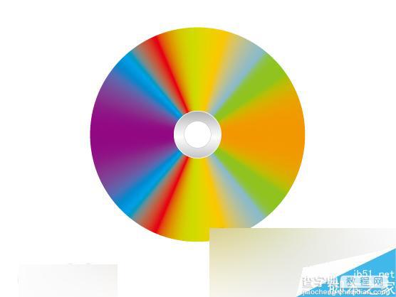 Illustrator简单绘制漂亮的光盘教程1