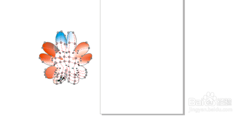 CorelDRAW网状填充工具绘制花朵10