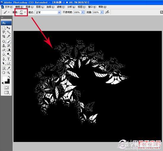 怎样在PS中安装笔刷 Photoshop实例教程4