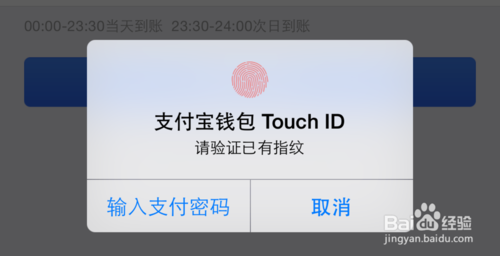 苹果支付宝指纹怎么用?iPhone支付宝指纹支付的方法14