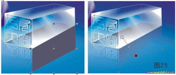 CorelDraw(CDR)设计制作质感的水晶效果实例教程26