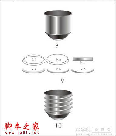 CorelDRAW打造七彩灯泡3