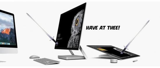 Surface Studio对比iMac哪个好？微软Surface Studio/苹果iMac全面对比评测1