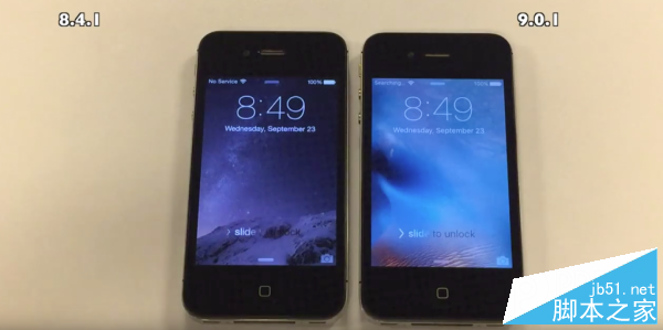 iPhone4S/5/5S运行iOS8.4.1和iOS9.0.1流畅性全面对比1