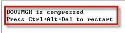 bootmgr is compressed无法启动系统的解决方法介绍1