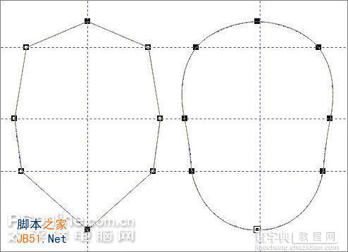 Coreldraw(CDR)模仿绘制中国京剧中马谡的脸谱实例教程2