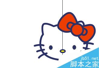 在CorelDRAW中绘制一个可爱的hello kitty猫8