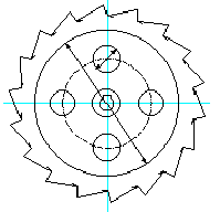 FreeHand 制作机械制图里的棘轮过程介绍1