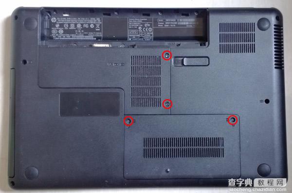 惠普笔记本HP CQ42-151TX拆机除尘图文教程2