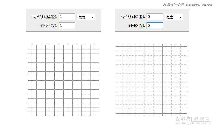 PS设计中如何让像素对齐网格 Photoshop中像素对齐网格的方法分享4