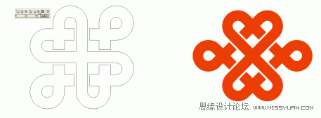 教你用CorelDraw简单制作中国联通标志设计7