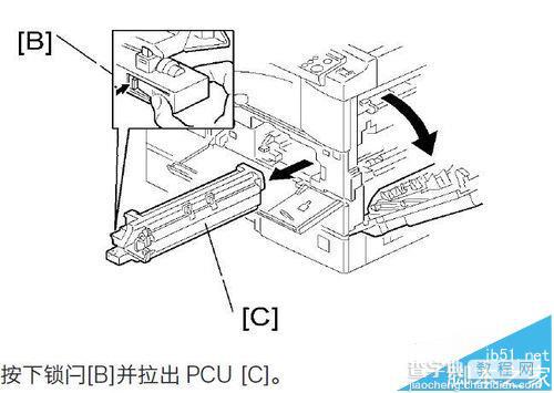 理光MP1810/1812//1910/2000复印机怎么更换感光鼓?2