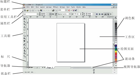 入门:CorelDRAW10 了解操作界面1